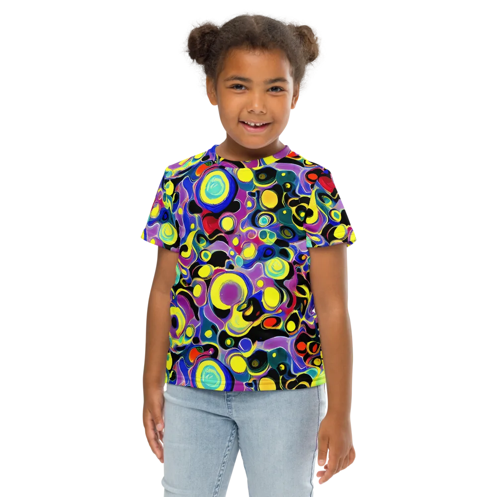 Surreal Current on Kids Crew Neck T-Shirt — Front
