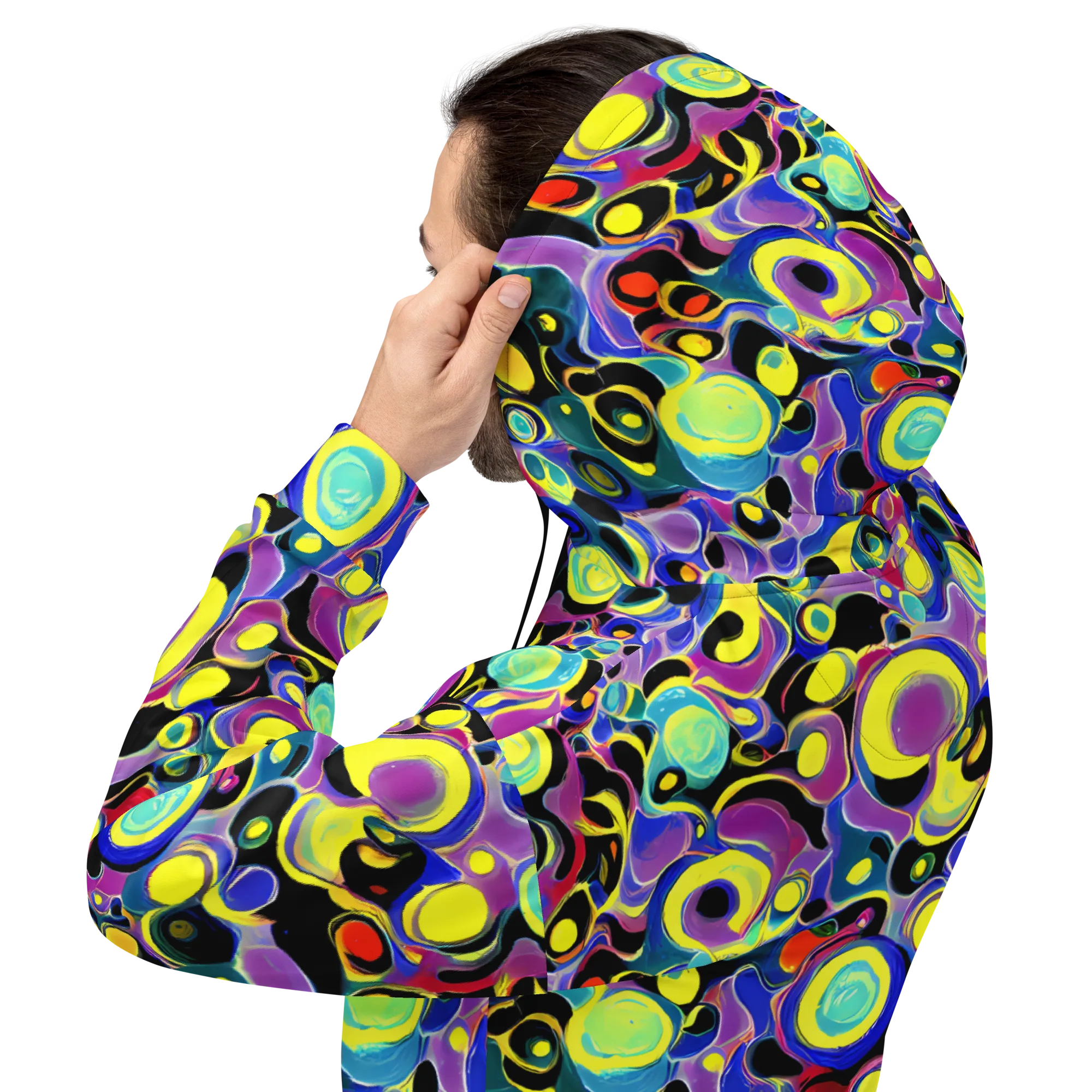 Surreal Current on Hoodie — Back