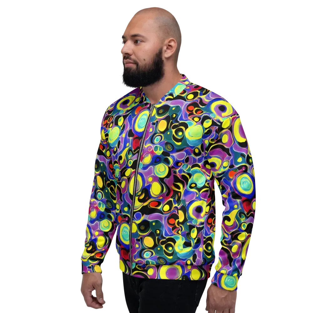 Surreal Current on Bomber Jacket — Left