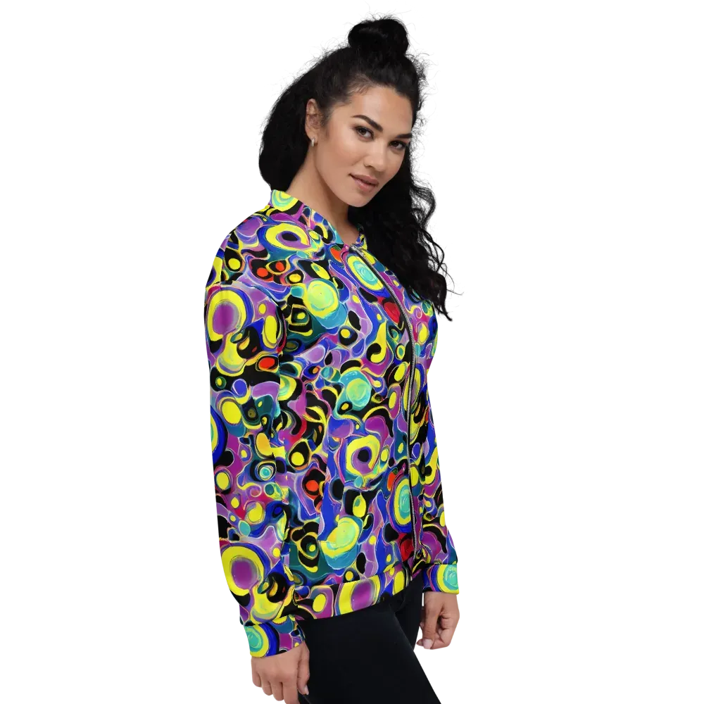 Surreal Current on Bomber Jacket — Right