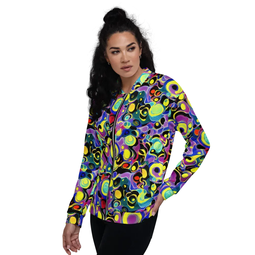 Surreal Current on Bomber Jacket — Left