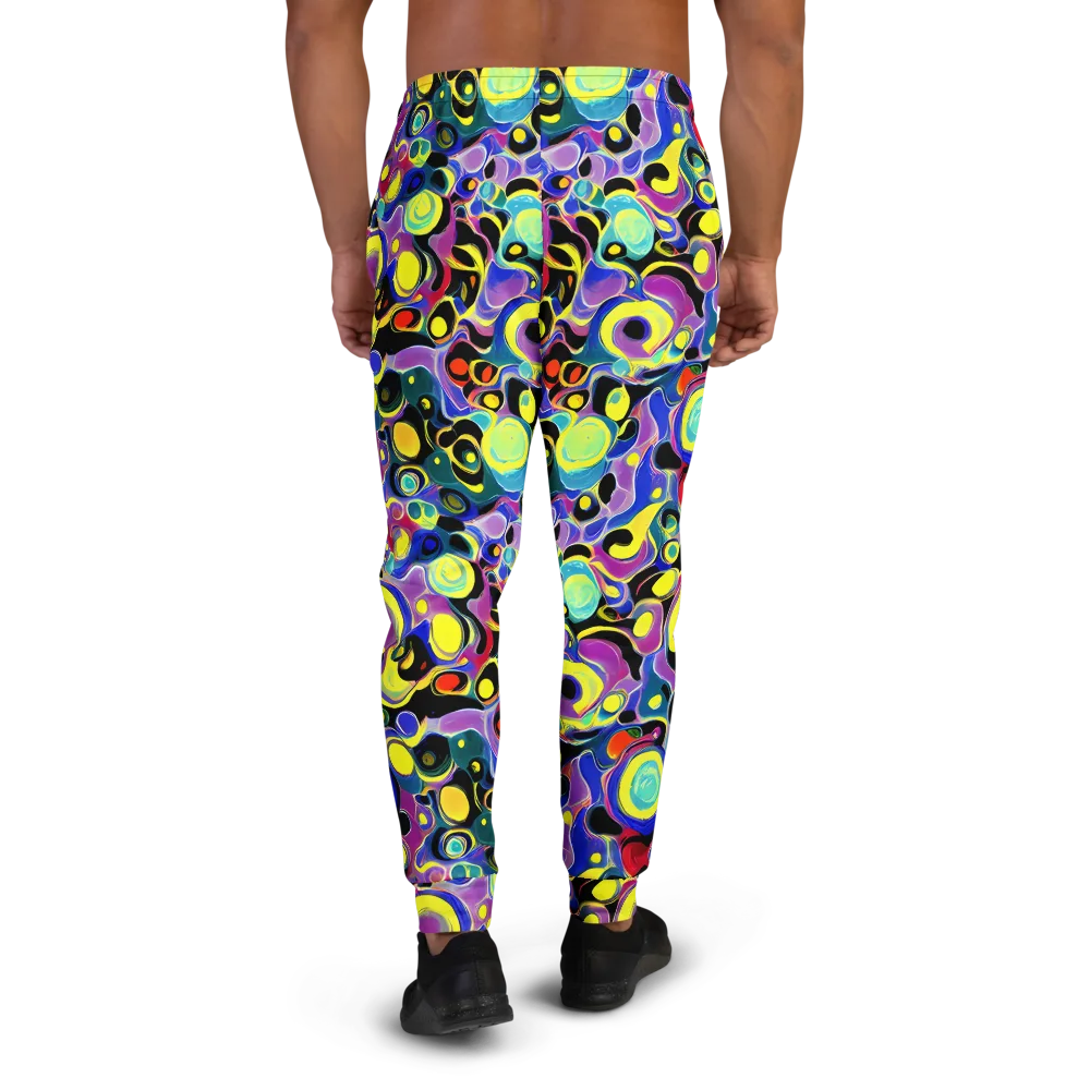 Surreal Current on Men's Joggers — Back