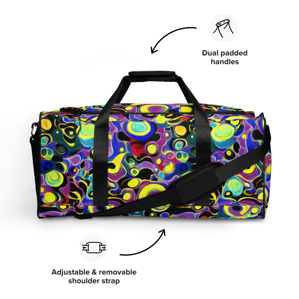 Surreal Current on Duffle Bag — Front