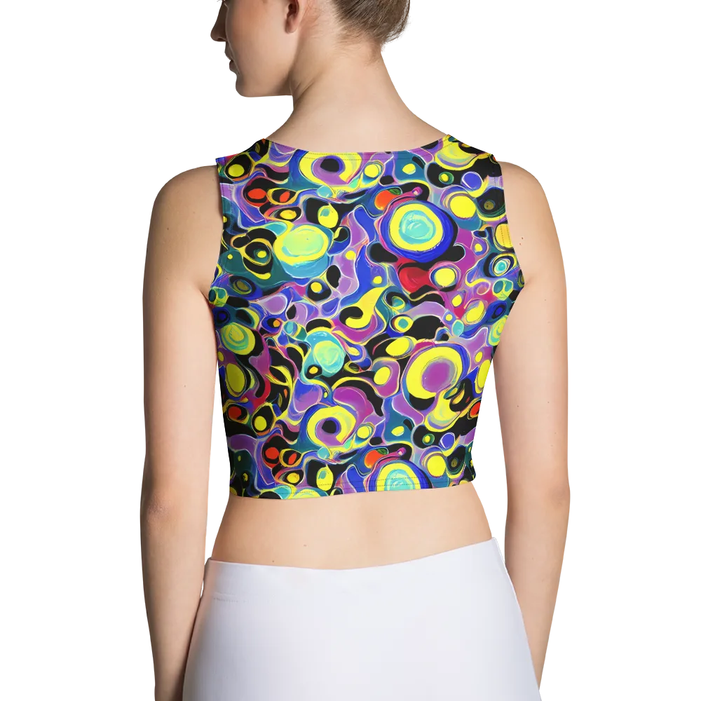 Surreal Current on Crop Top — Back
