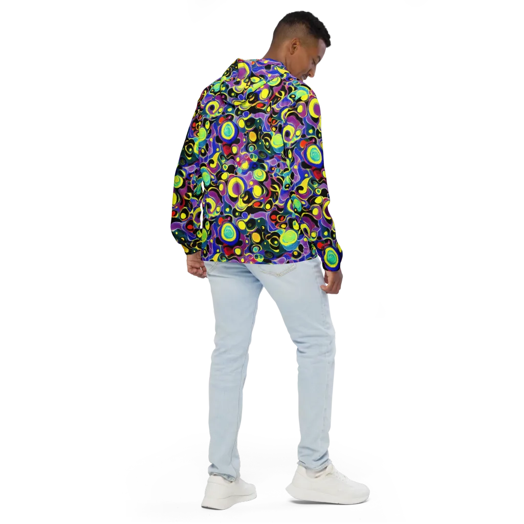 Surreal Current on Men's Windbreaker — Back