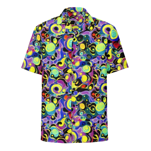 Surreal Current on a Button Shirt