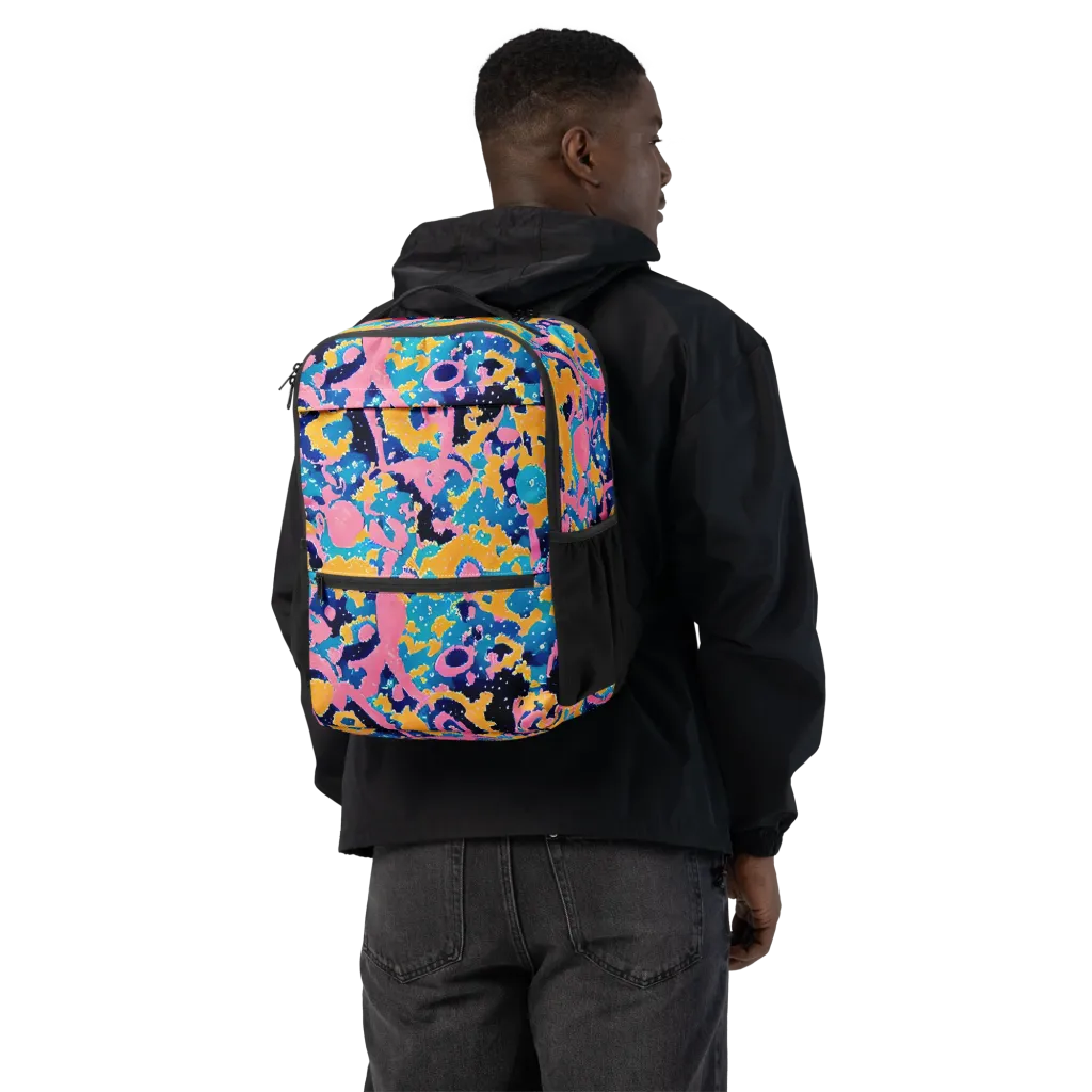 Prism Splash on Utility Backpack — Back