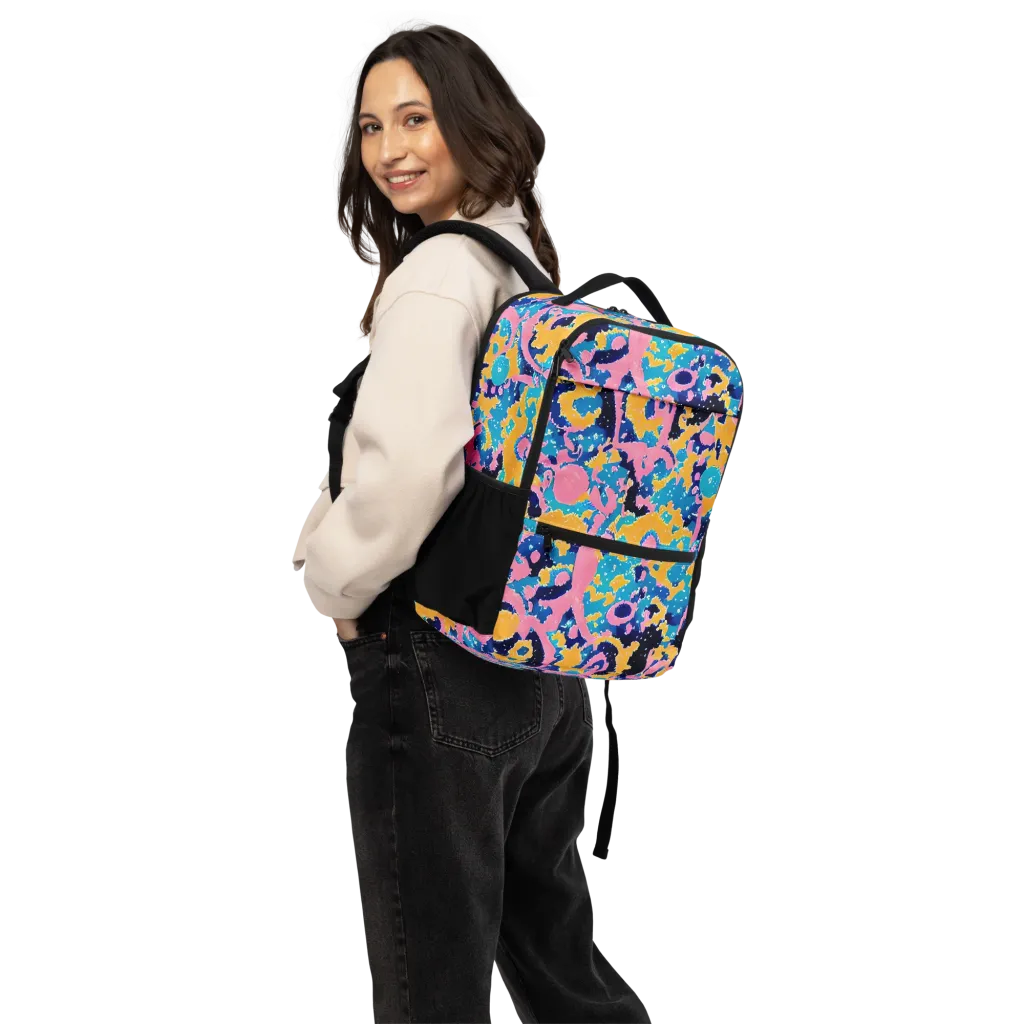 Prism Splash on Utility Backpack — Back