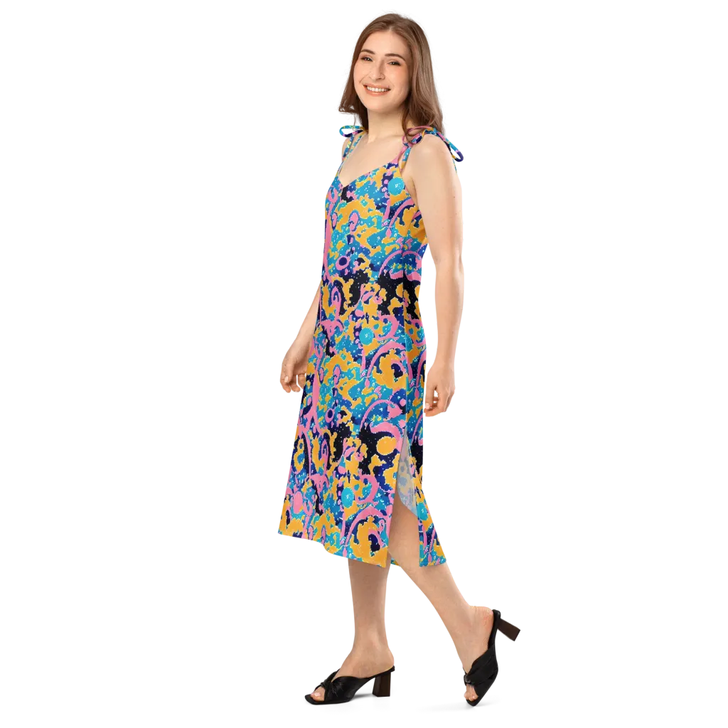 Prism Splash on Slip Dress — Left Front