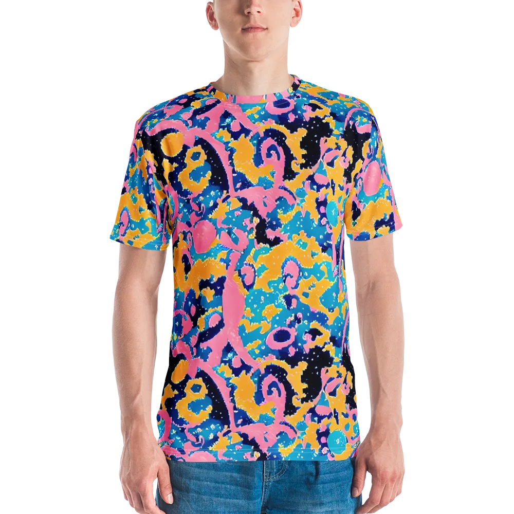 Prism Splash on Men's Crew Neck T-Shirt — Front