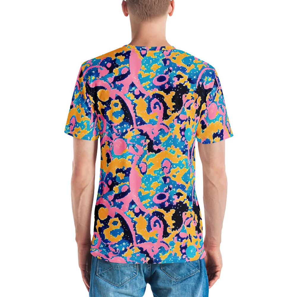 Prism Splash on Men's Crew Neck T-Shirt — Back