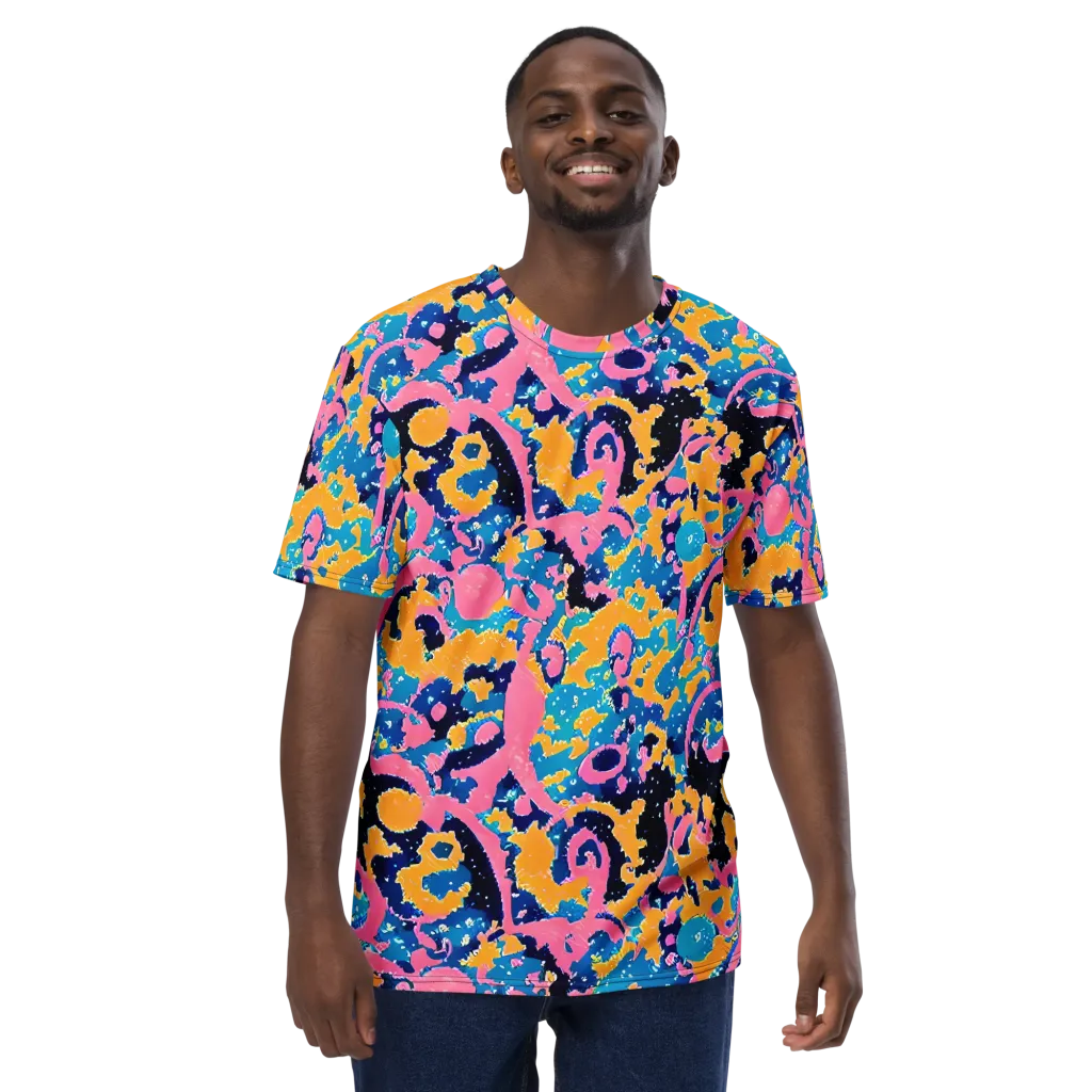 Prism Splash on Men's Crew Neck T-Shirt — Front