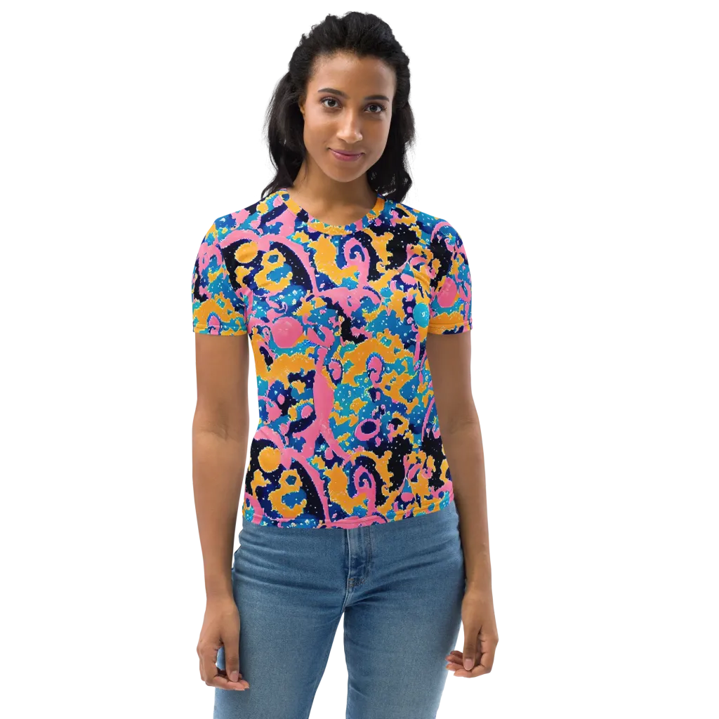 Prism Splash on Women's Crew Neck T-Shirt — Front