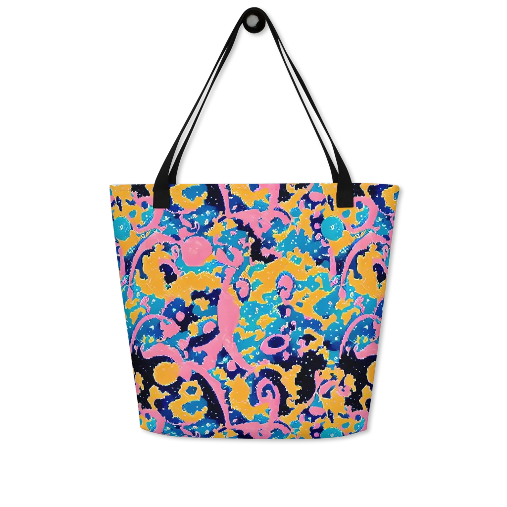 Prism Splash on Large Tote Bag W/ Pocket — Front