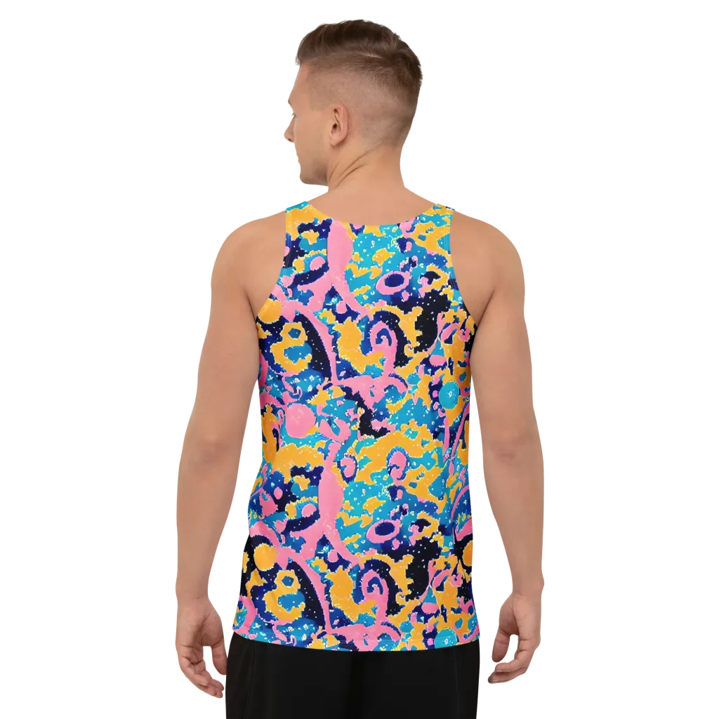 Prism Splash on Men's Tank Top — Back