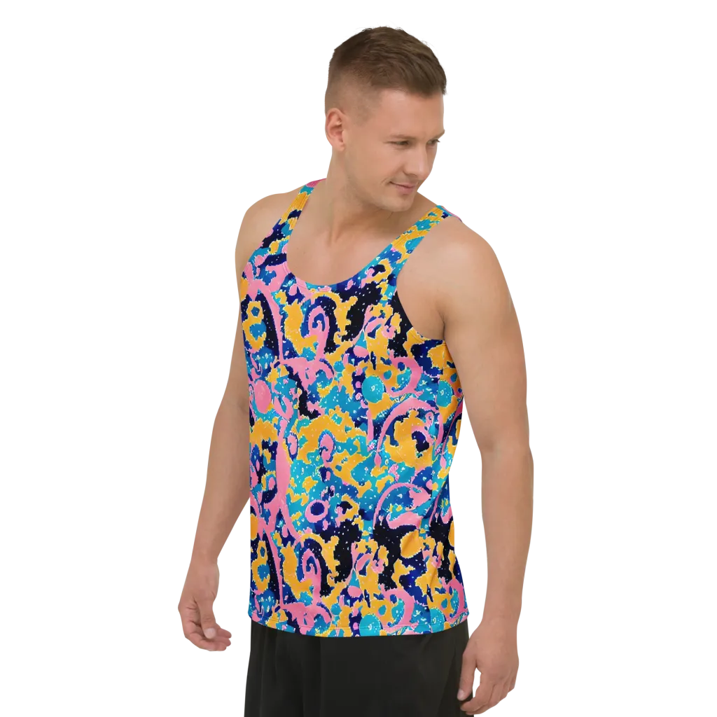 Prism Splash on Men's Tank Top — Left Front