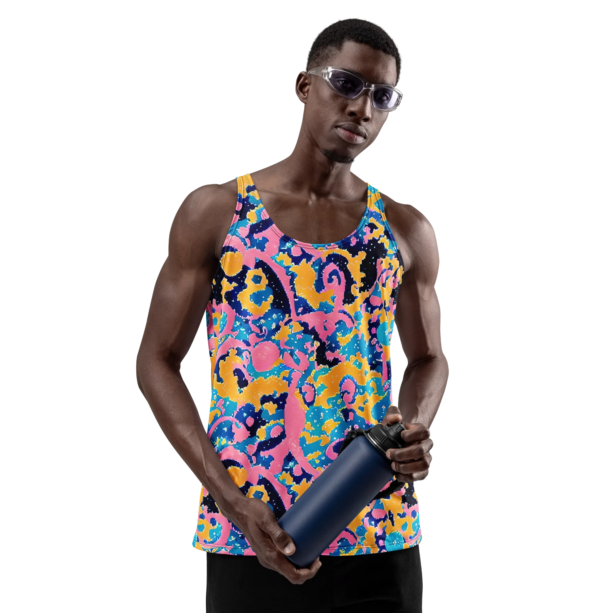 Prism Splash on Men's Tank Top — Front