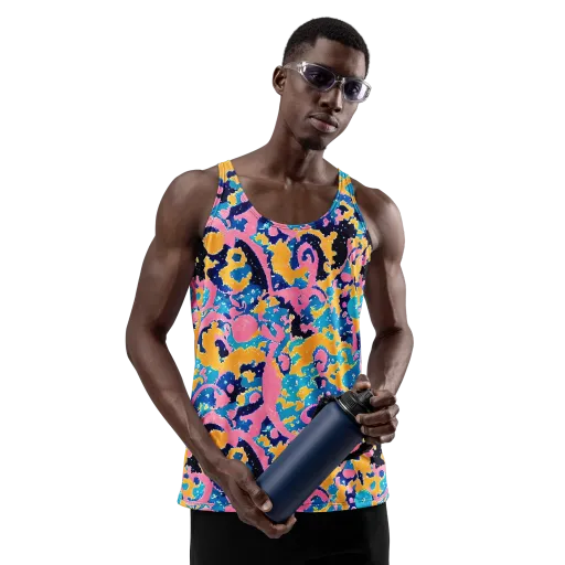 Prism Splash on a Men's Tank Top