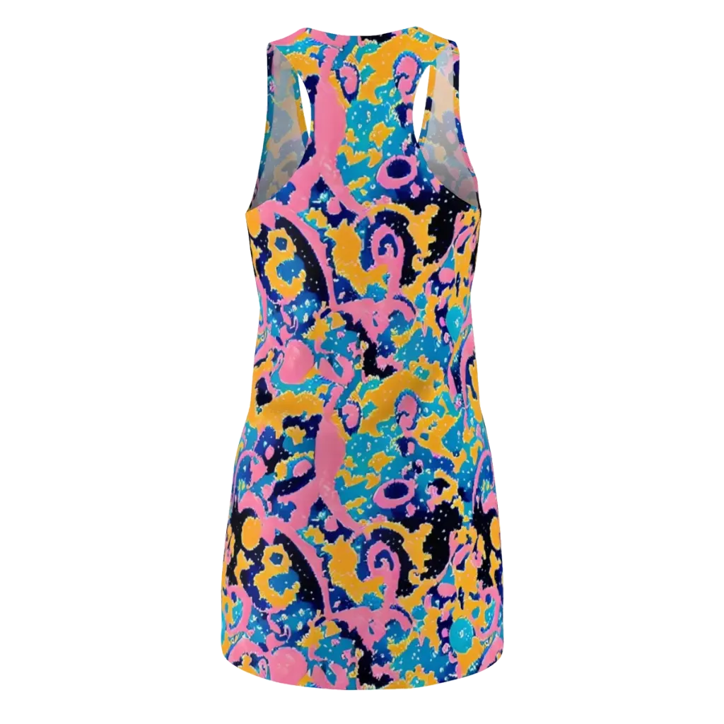 Prism Splash on Racerback Dress — Back