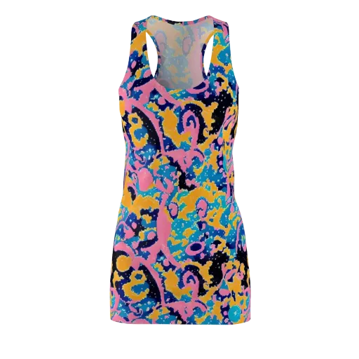 Prism Splash on a Racerback Dress
