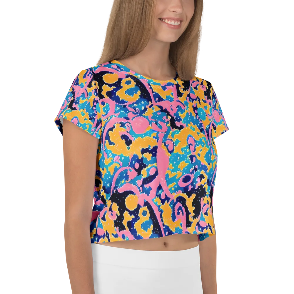 Prism Splash on Crop Tee — Right