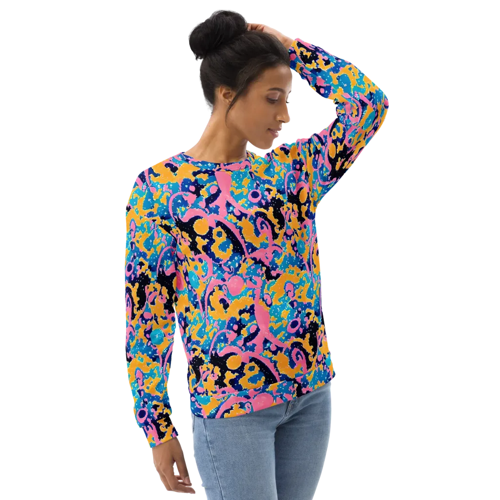 Prism Splash on Sweatshirt — Right Front