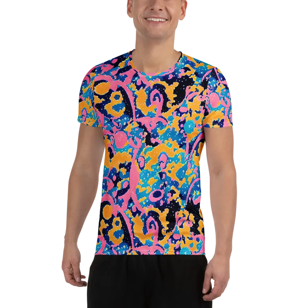 Prism Splash on Men's Athletic T-Shirt — Front