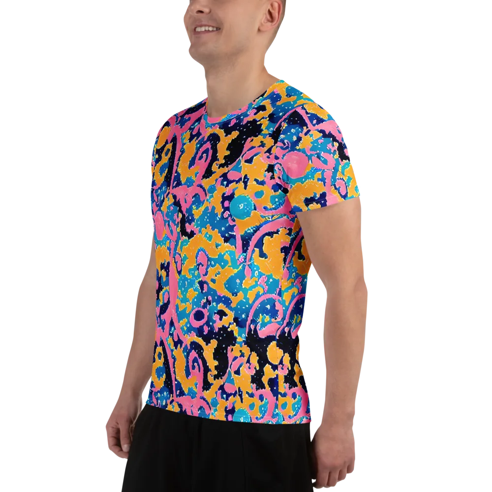Prism Splash on Men's Athletic T-Shirt — Left