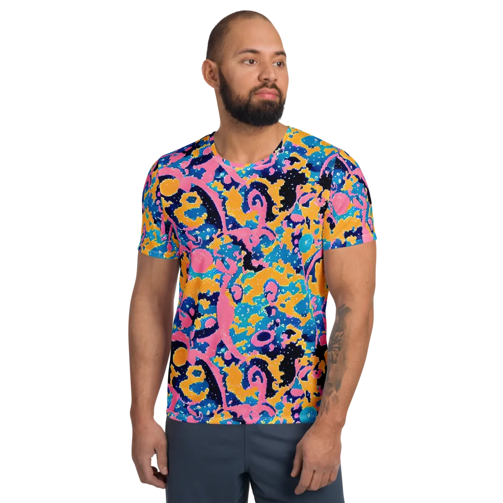 Prism Splash on Men's Athletic T-Shirt — Front