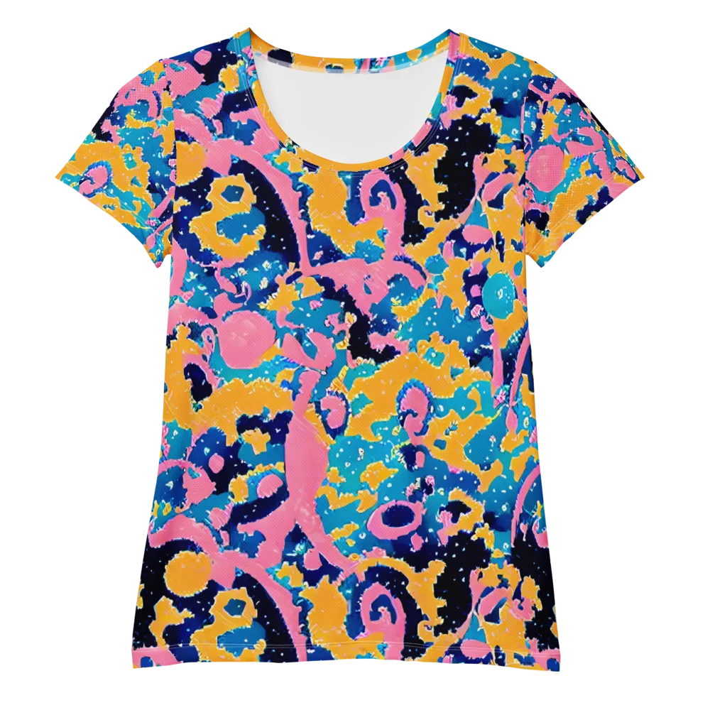 Prism Splash on Women's Athletic T-Shirt — Front