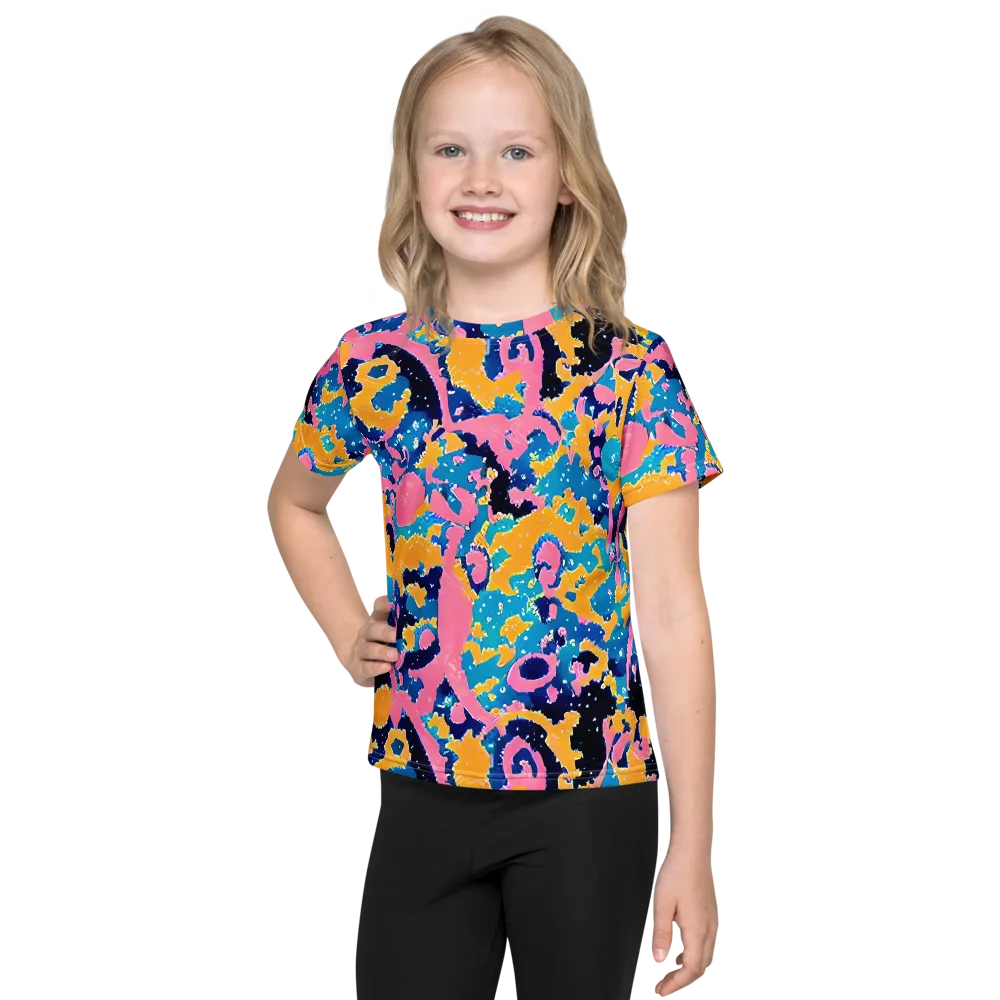 Prism Splash on Kids Crew Neck T-Shirt — Front