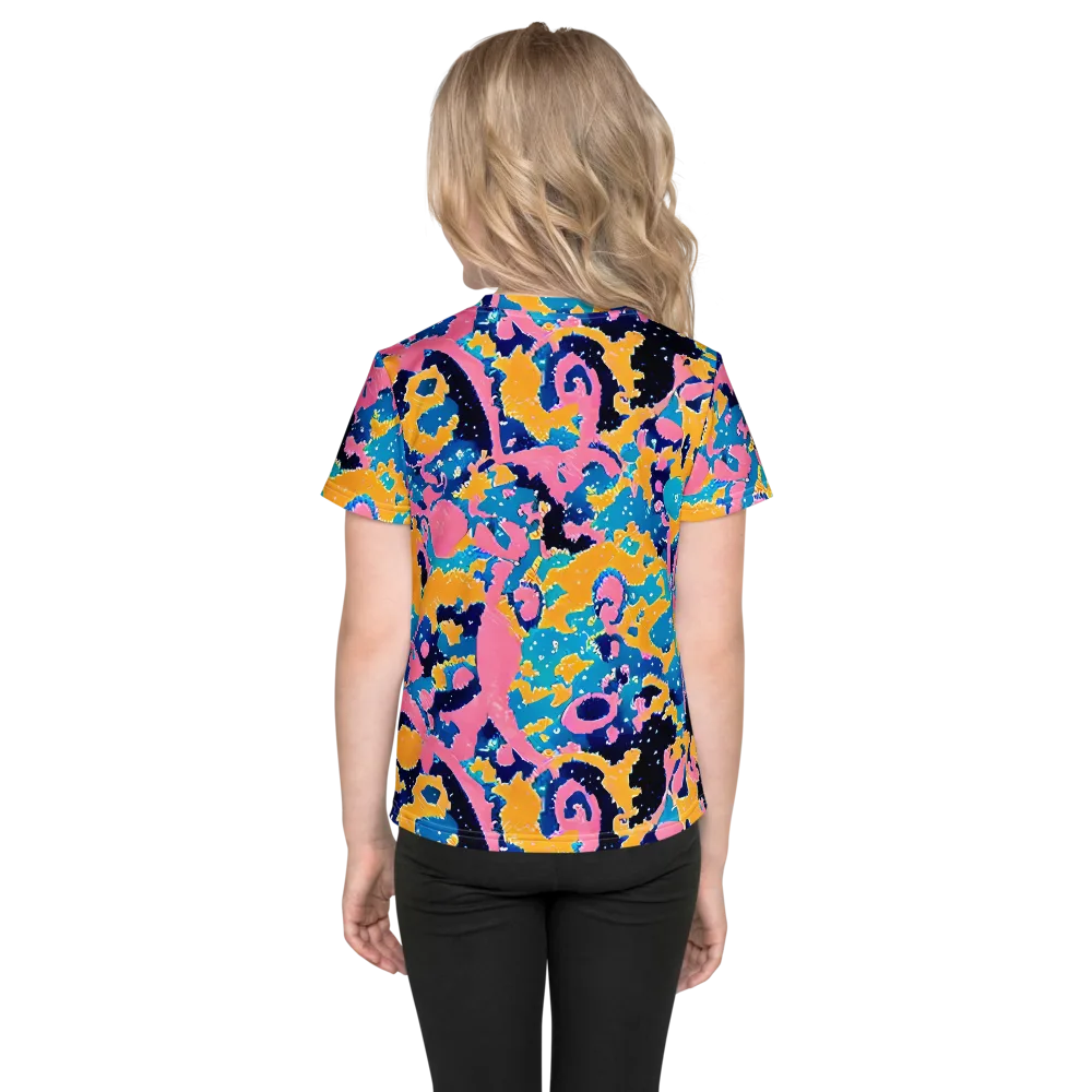 Prism Splash on Kids Crew Neck T-Shirt — Back