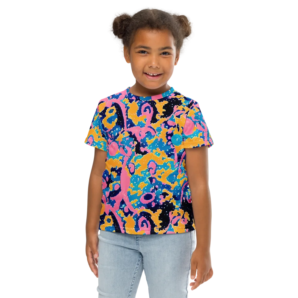 Prism Splash on Kids Crew Neck T-Shirt — Front