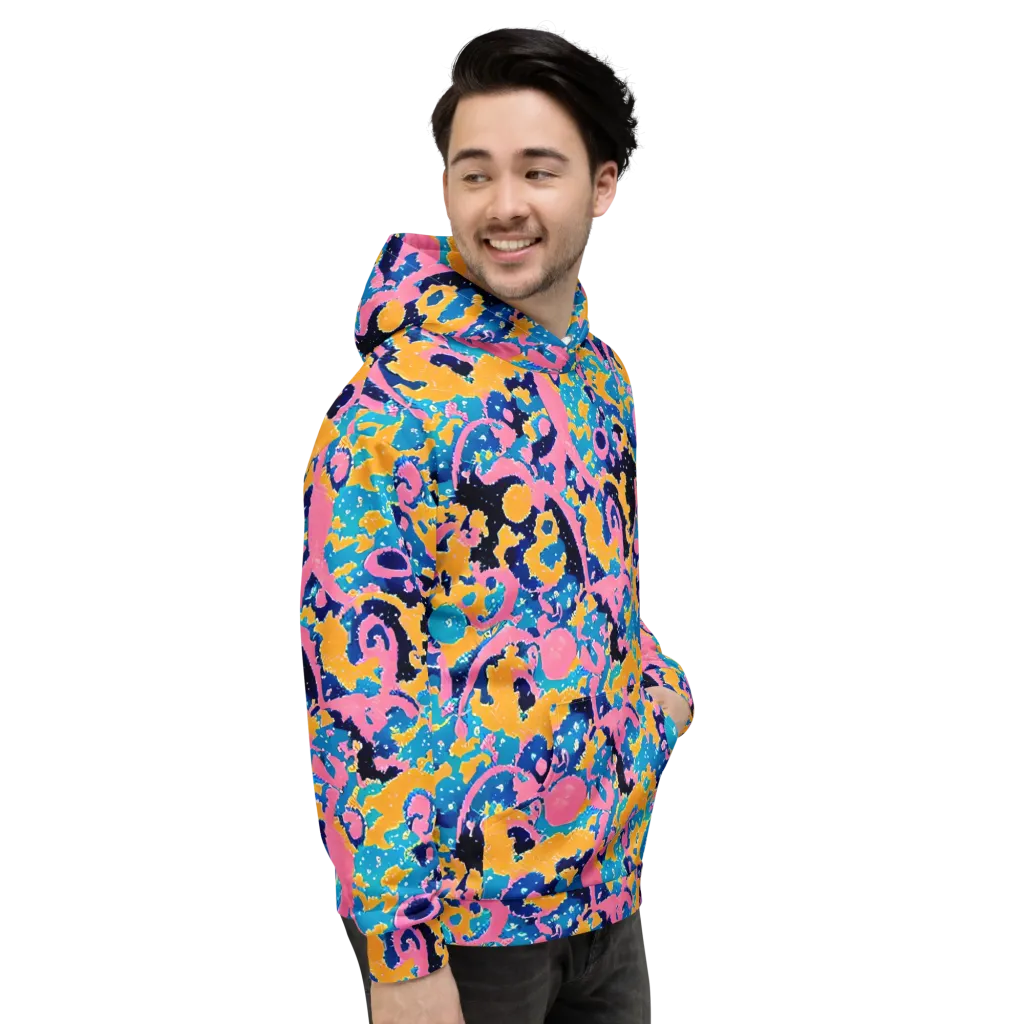 Prism Splash on Hoodie — Right