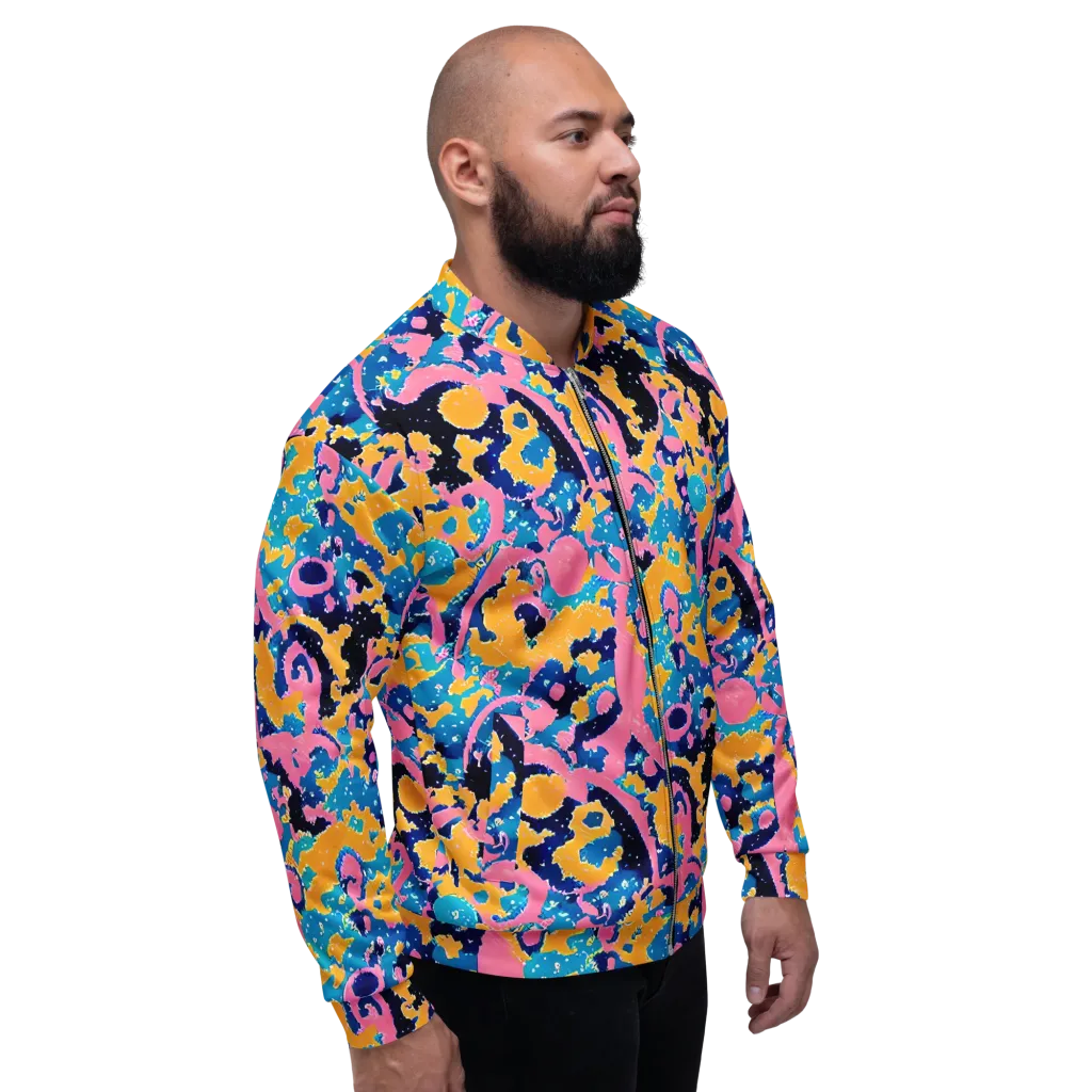 Prism Splash on Bomber Jacket — Right