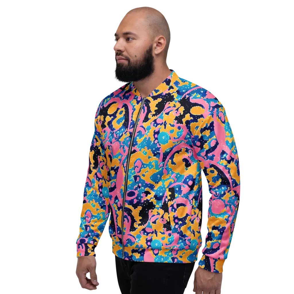 Prism Splash on Bomber Jacket — Left