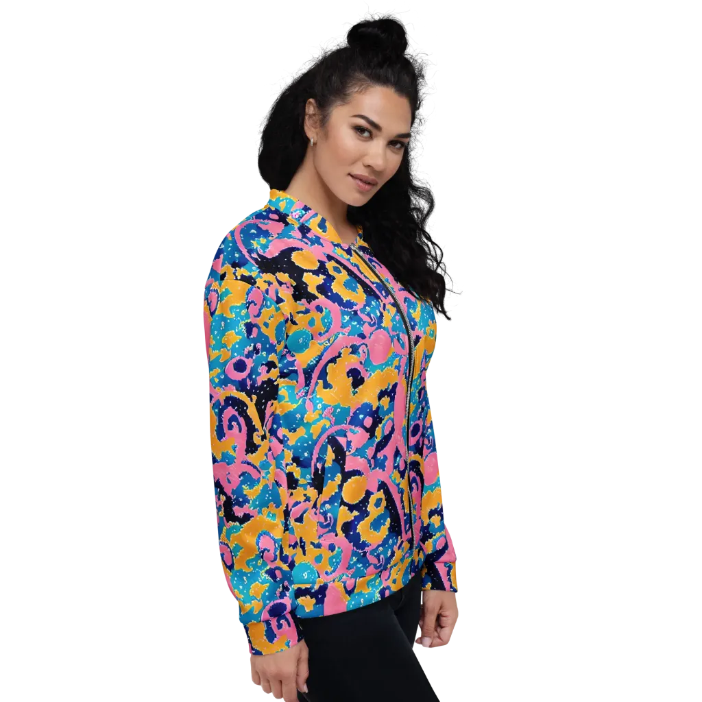 Prism Splash on Bomber Jacket — Right