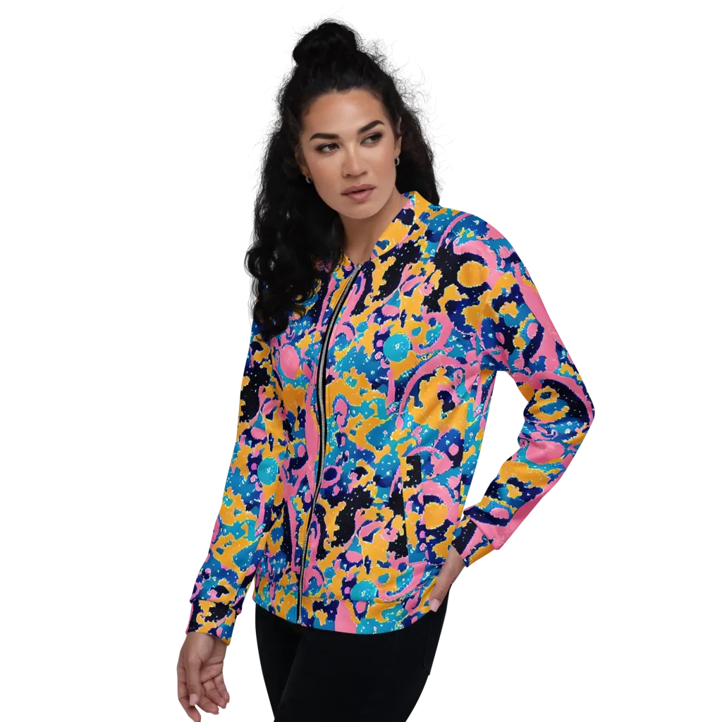 Prism Splash on Bomber Jacket — Left