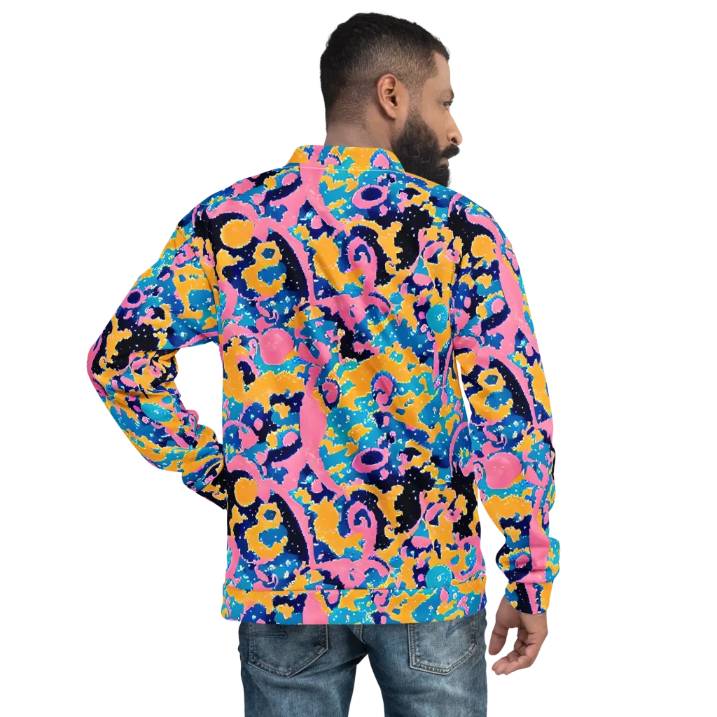 Prism Splash on Bomber Jacket — Back
