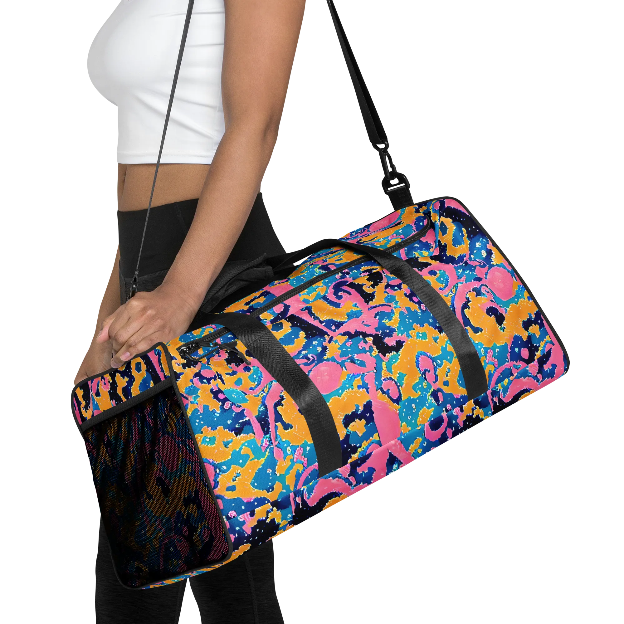 Prism Splash on Duffle Bag — Front