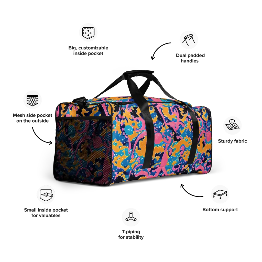 Prism Splash on Duffle Bag — Right Front