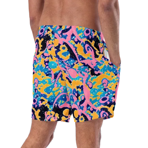 Prism Splash on a Swim Trunks