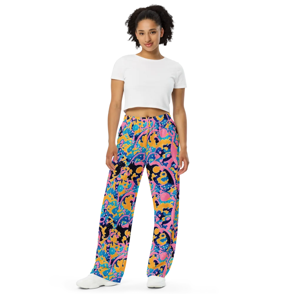 Prism Splash on Wide-Leg Pants — Front
