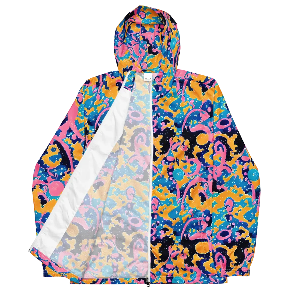 Prism Splash on Men's Windbreaker — Front
