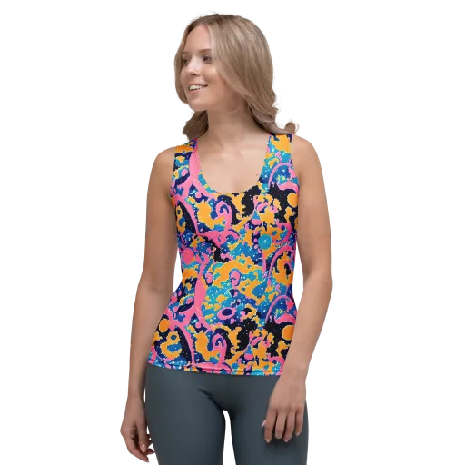 Prism Splash on a Women's Tank Top