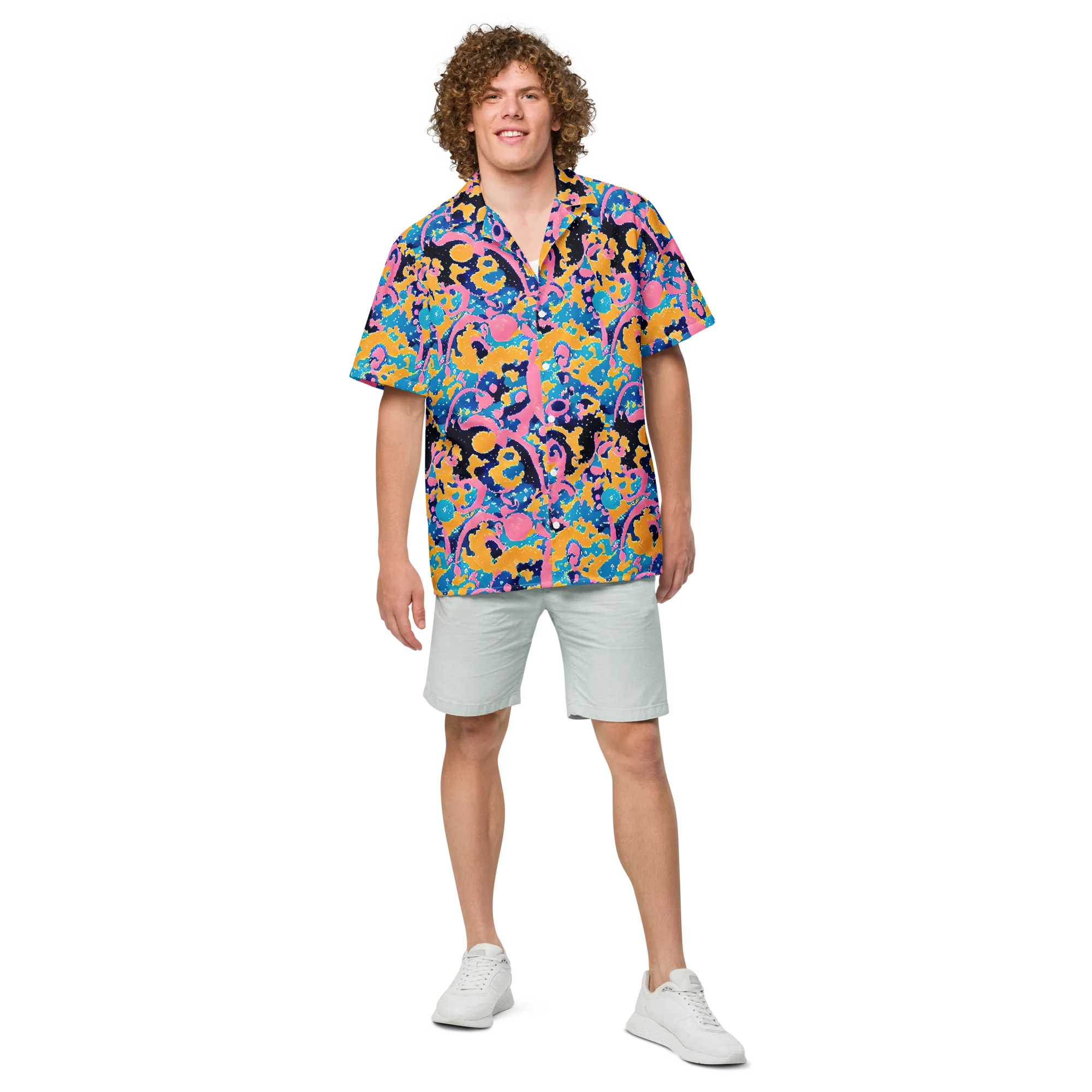 Prism Splash on Button Shirt — Front