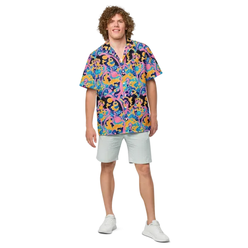 Prism Splash on a Button Shirt