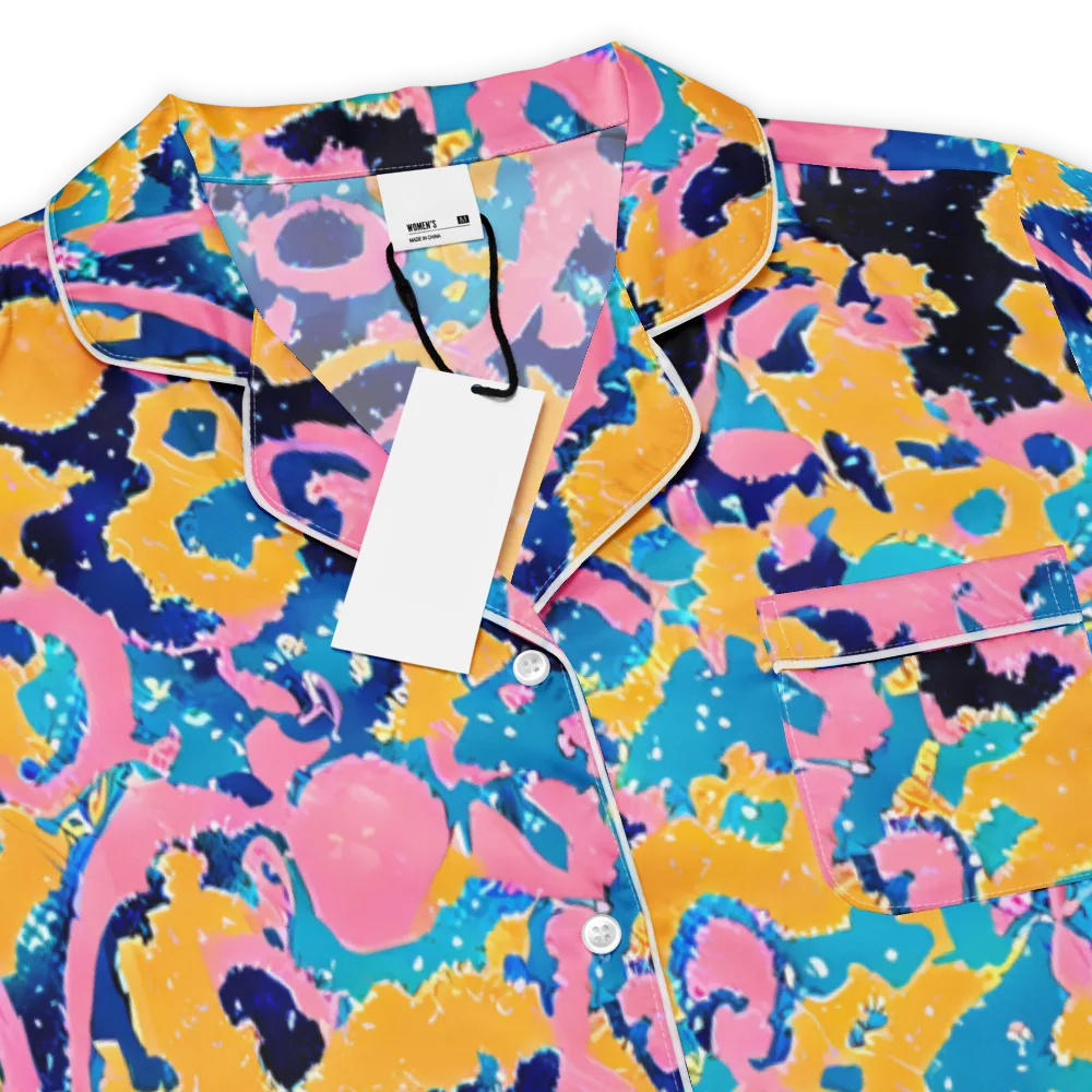 Prism Splash on Women's Short Sleeve Pajama Top — Product details