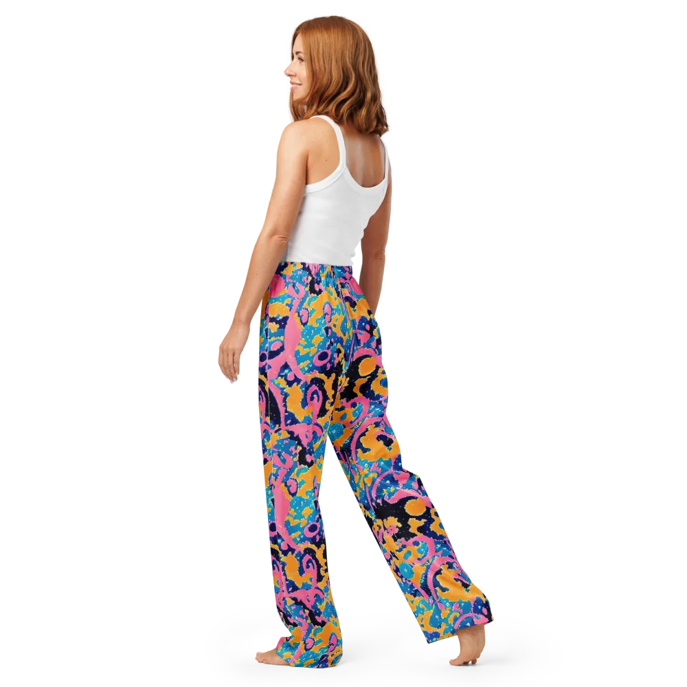 Prism Splash on Women's Pajama Pants — Back