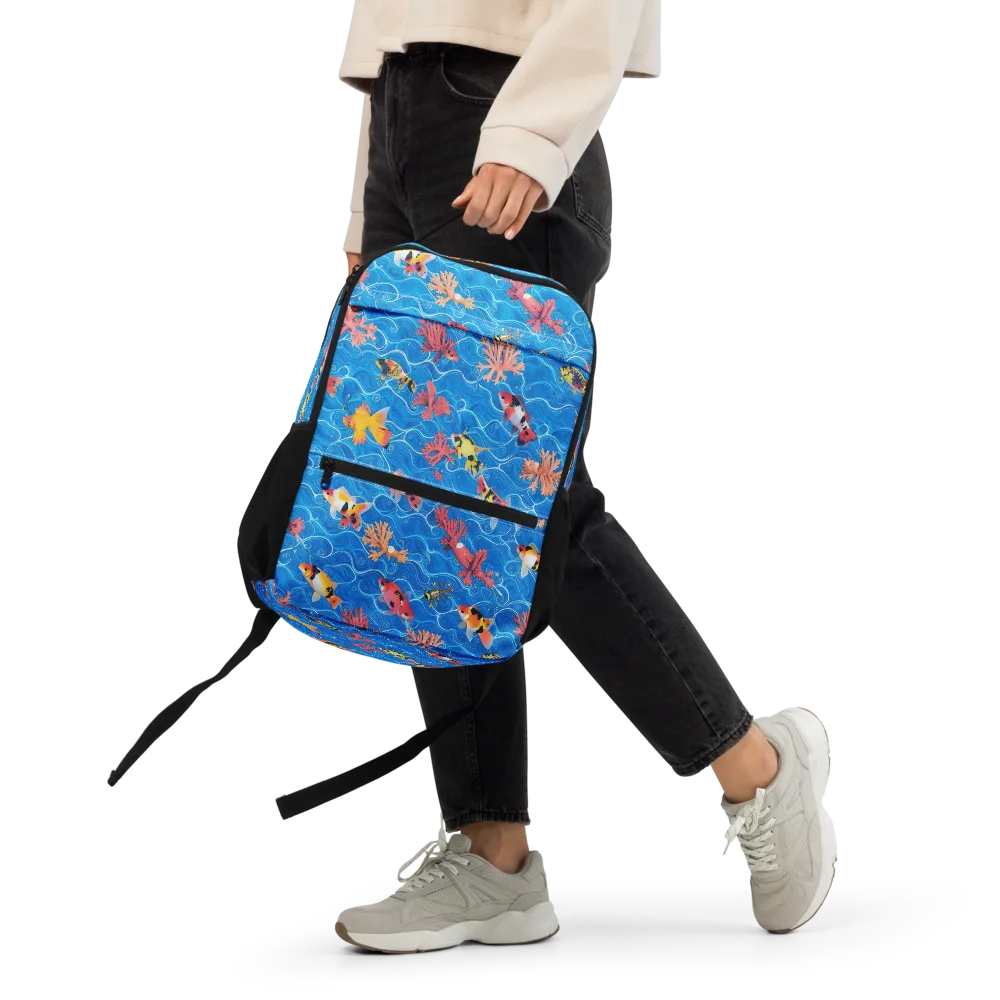 Azure Reef on Utility Backpack — Front